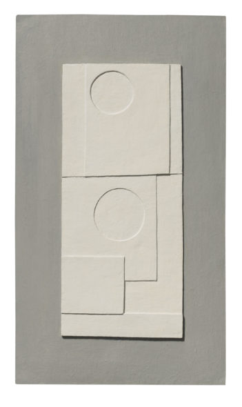 Ben Nicholson, O.M. (1894-1982) 1934 (white relief)