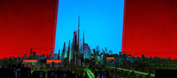 Un esempio estremo delle opere murali estese di Zima Blue