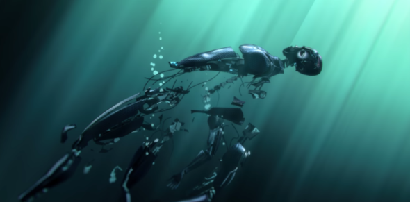 Zima Blue, all'interno della piscina, si dissolve nella sua ultima opera: un'estrema performance artistica