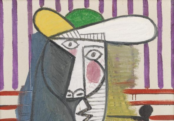 Pablo Picasso, Busto di donna, 1944; olio su tela, 81 x 65 cm; Londra, Tate Modern