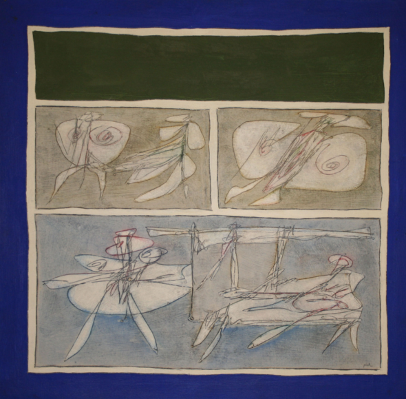 Perilli, Les grands transparents, 1962, cm 120x120