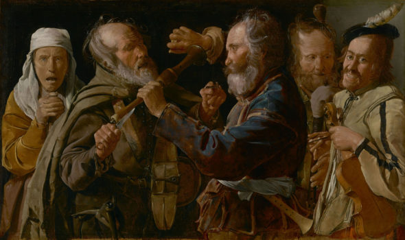 Georges de La Tour La rissatra musici mendicanti, 1625 - 1630 ca. Olio su tela, 85,7 x 141 cm The J. Paul Getty Museum, Los Angeles, Stati Uniti