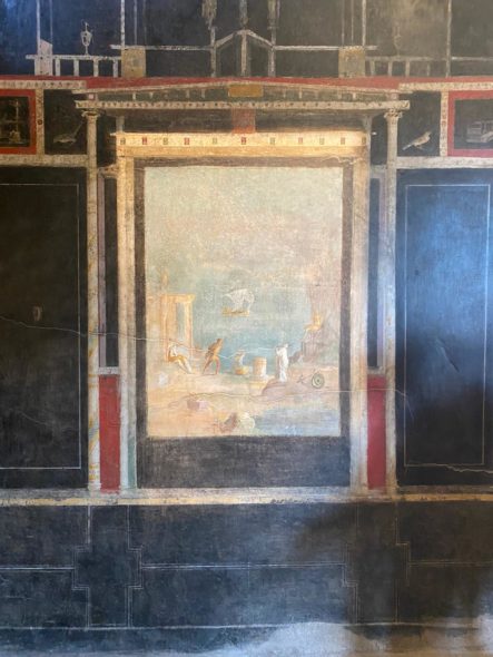 Affreschi delle nuove domus riaperte a Pompei