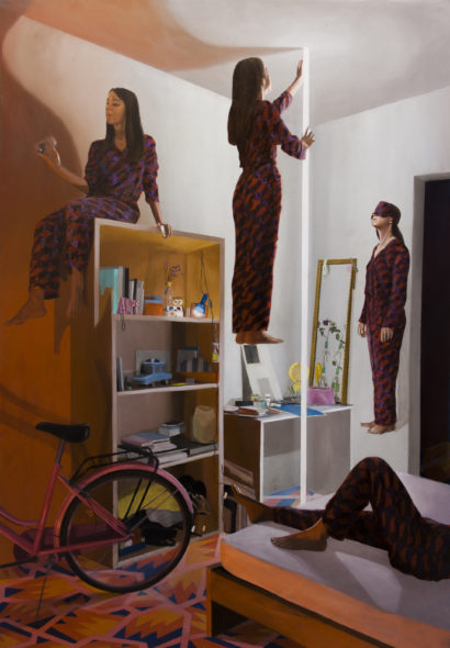 Dario Maglionico, Reificazione #64, oil on canvas, 115 x 80 cm, 2020.