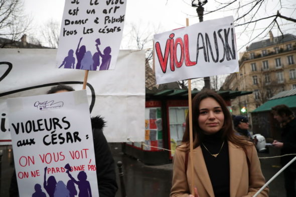 Premi César movimentati come non mai. Proteste per Polański all'urlo di «Bravo la pédophilie!».