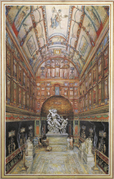 Georges Chedanne, Il Laocoonte nella Domus Aurea, dettaglio. Rouen, Musée des Beaux-Arts. © DeAgostini Picture Library/Scala, Firenze