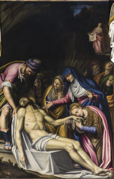 Peterzano Accademia Carrara 2020 Simone Peterzano, Deposizione di Cristo, 1573/78