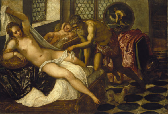 Peterzano Accademia Carrara 2020 Jacopo Tintoretto, Venere Vulcano e Marte, 1551 - 1552